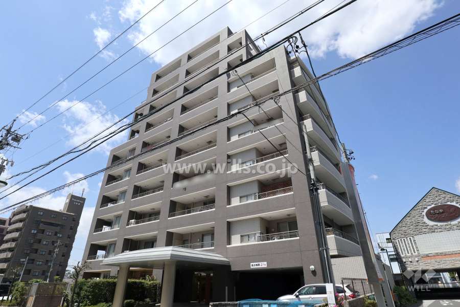 ダイアパレス瓢箪山の外観（南東側から）