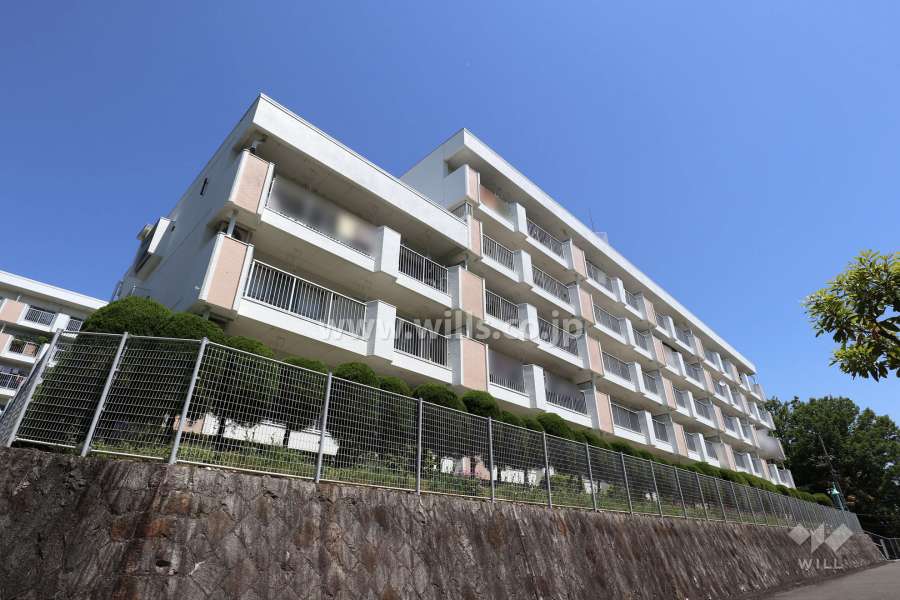 大森台住宅1号棟の外観（南西側から）