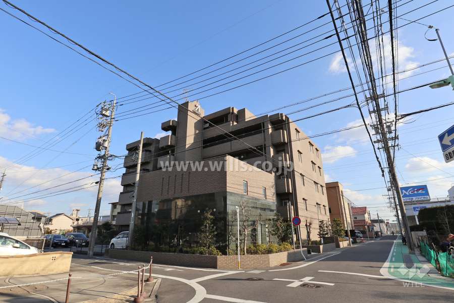 グランコート喜多山の外観（北西側から）