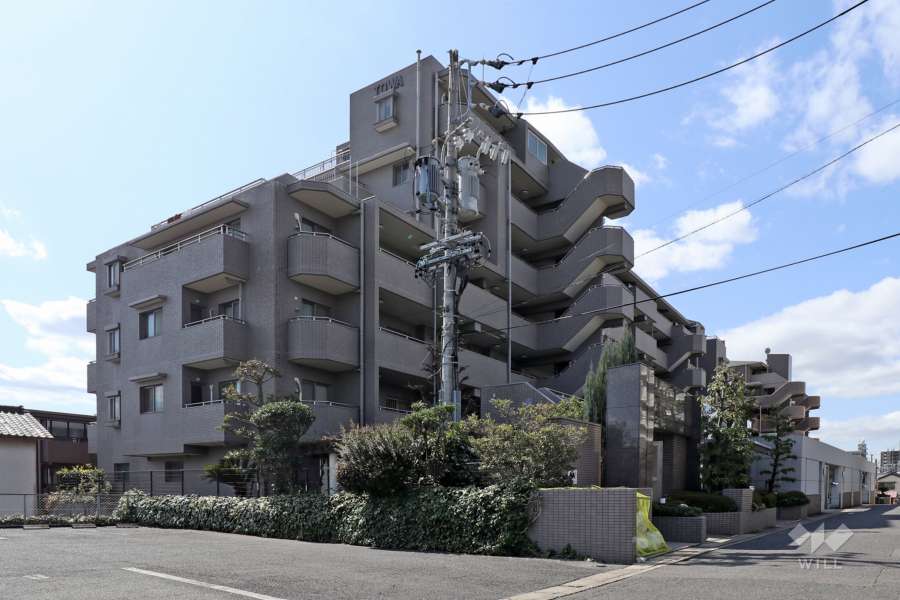 藤和シティホームズ喜多山の外観（北側から）