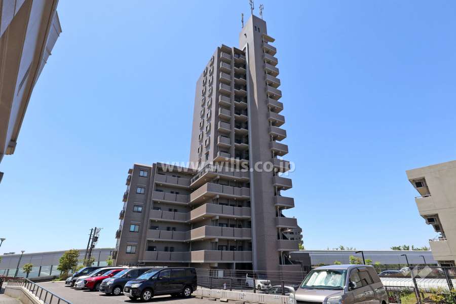 スカイハイツ小幡緑地の外観（北西側から）