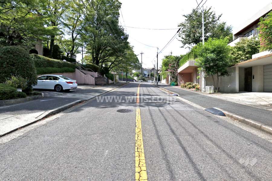 敷地北側前面道路（東側から）