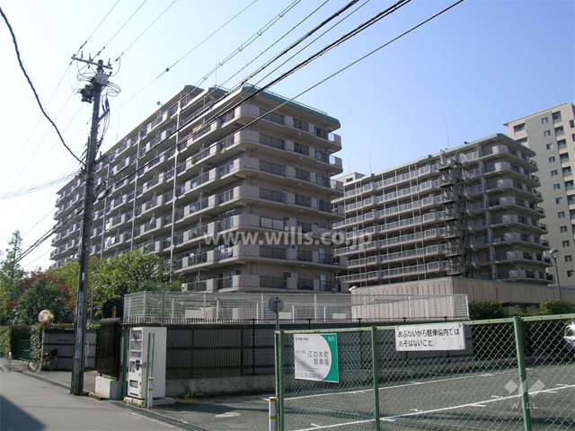 江坂江の木公園スカイハイツの外観（北東側から）