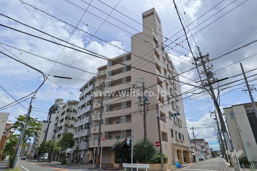 一光ハイツ桜山の外観（北西側から）