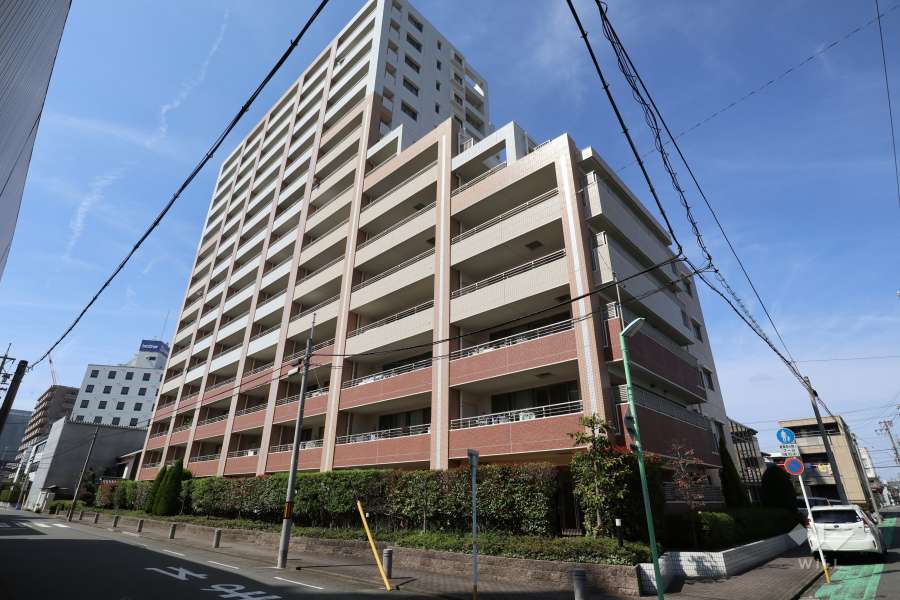 Ｄ’グラフォートスカイレジデンスの外観（南東側から）