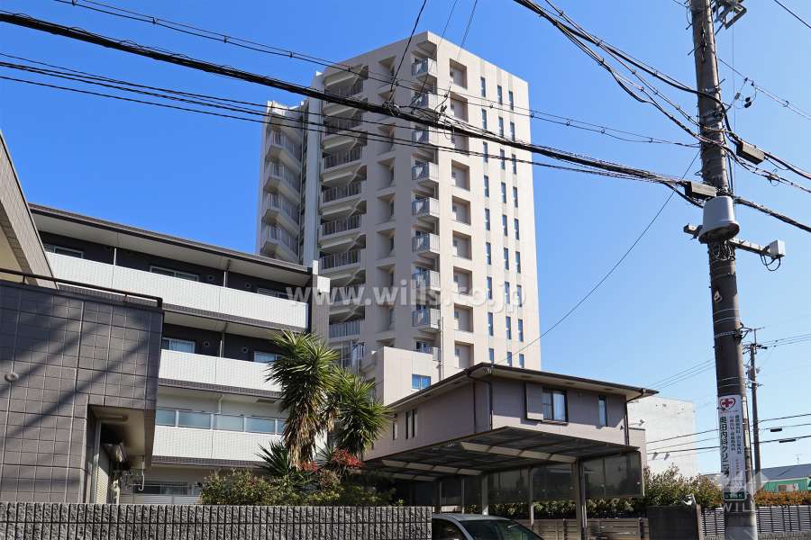 プラウド瑞穂公園東の外観（北西側から）