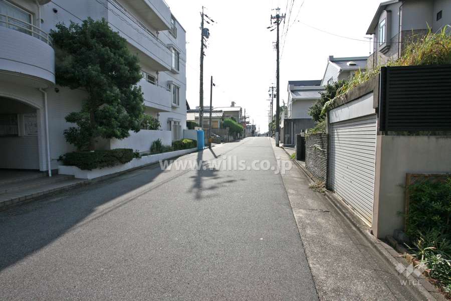 瑞穂公園南パークマンション西側道路