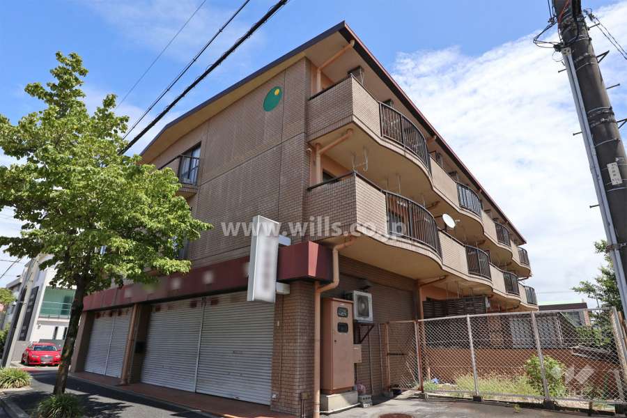 シティコーポ汐路の外観（南西側から）