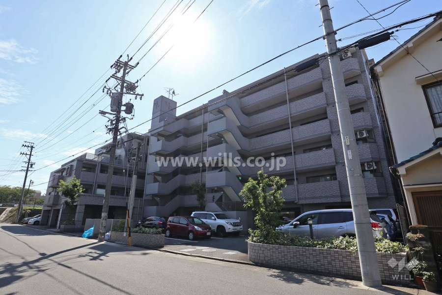 アメニティ新瑞橋の外観（北西側から）