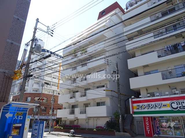 シャンティー江坂の外観（南東側から）