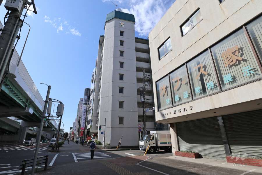 エスポア堀田の遠景