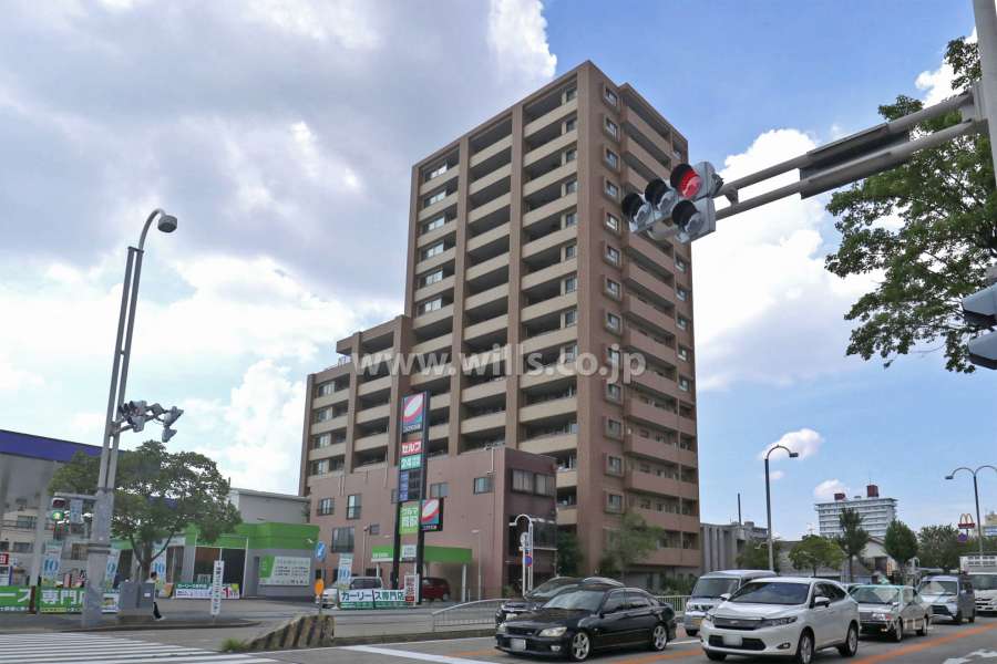 ライオンズガーデン瑞穂通の外観（南東側から）