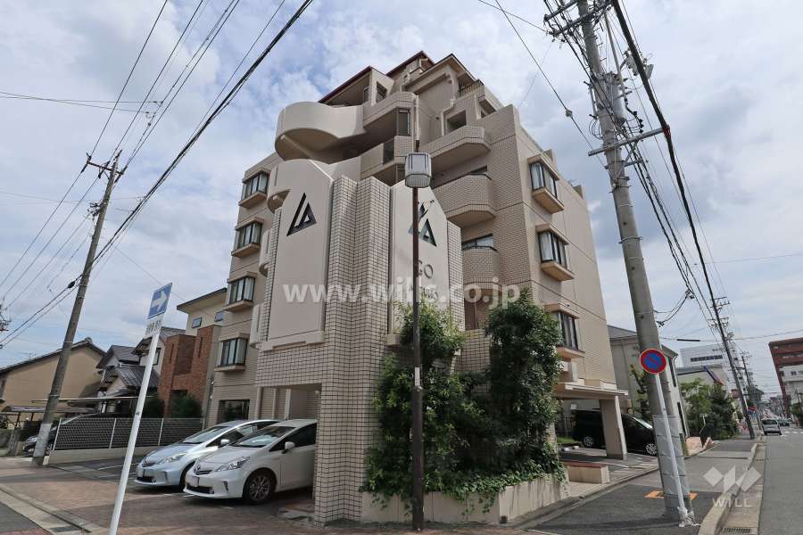ジーオー瑞穂マンションの外観（北西側から）
