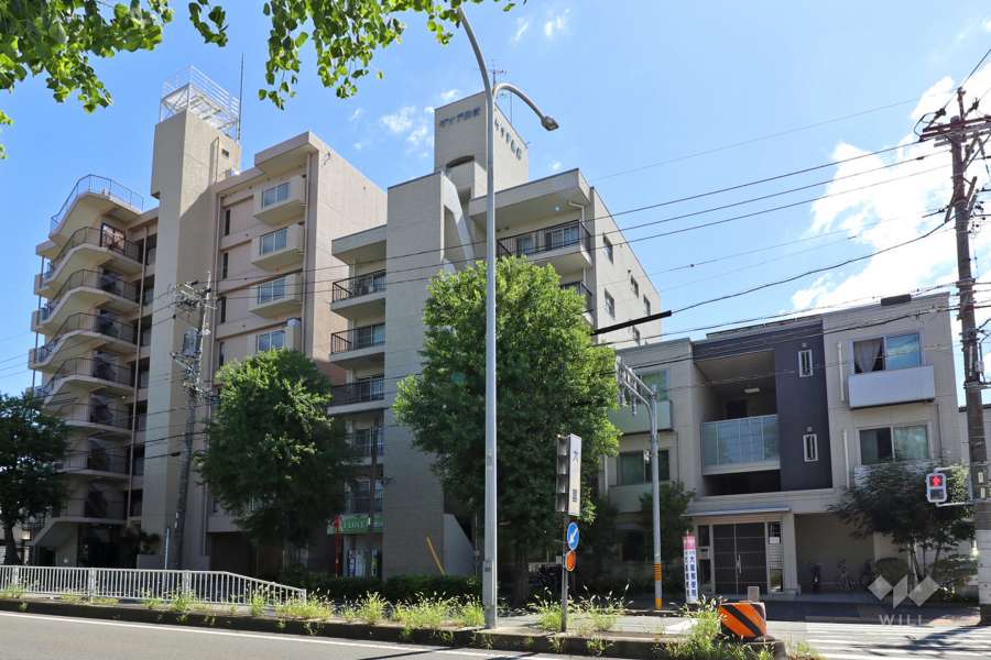 ダイアパレス瑞穂ヶ丘の外観（北西側から）