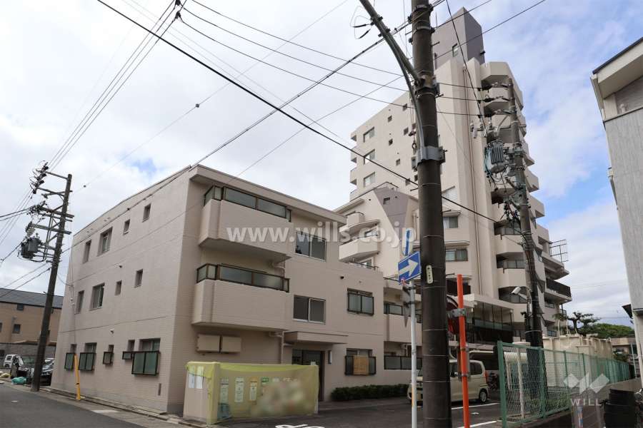 エクレール桜山の外観（北東側から）