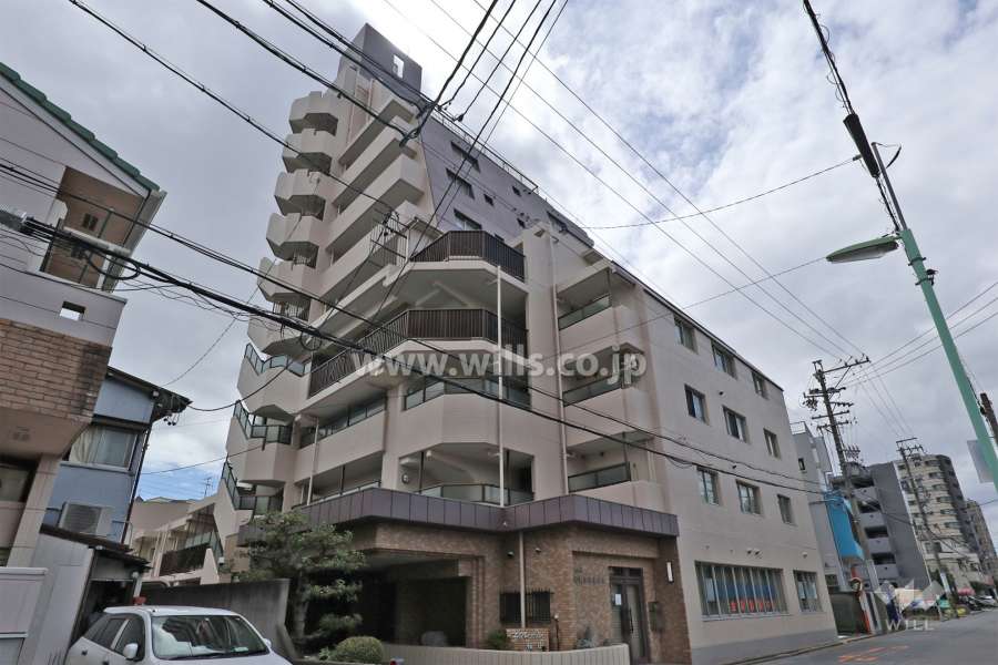 エクレール桜山の外観（南東側から）