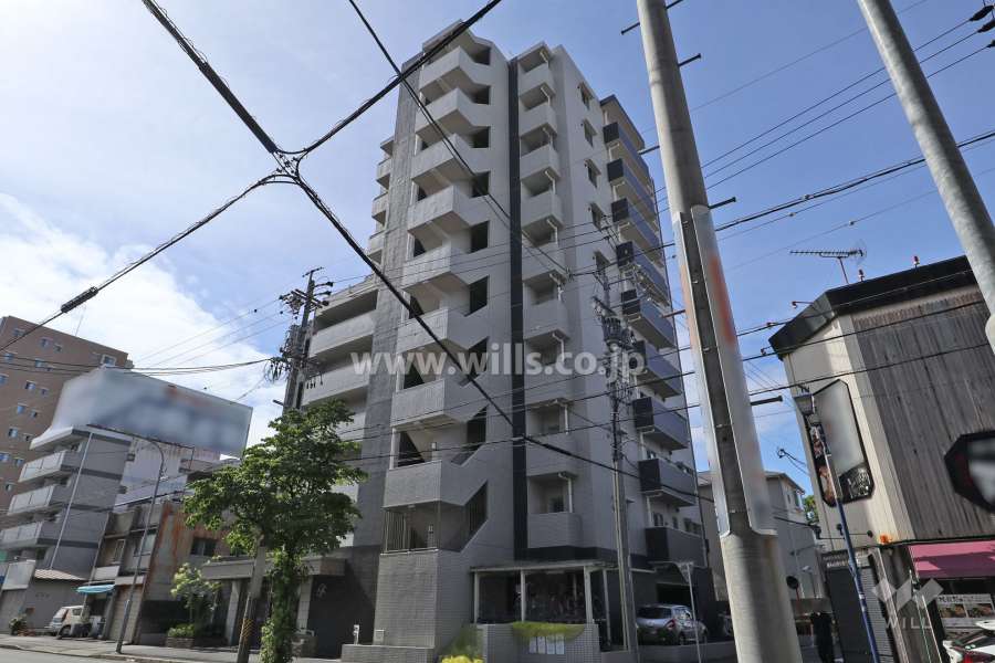 プレミアシティ桜山の外観（北西側から）
