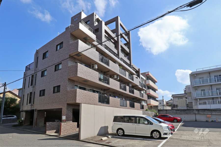 オーラム瑞穂の外観（南西側から）