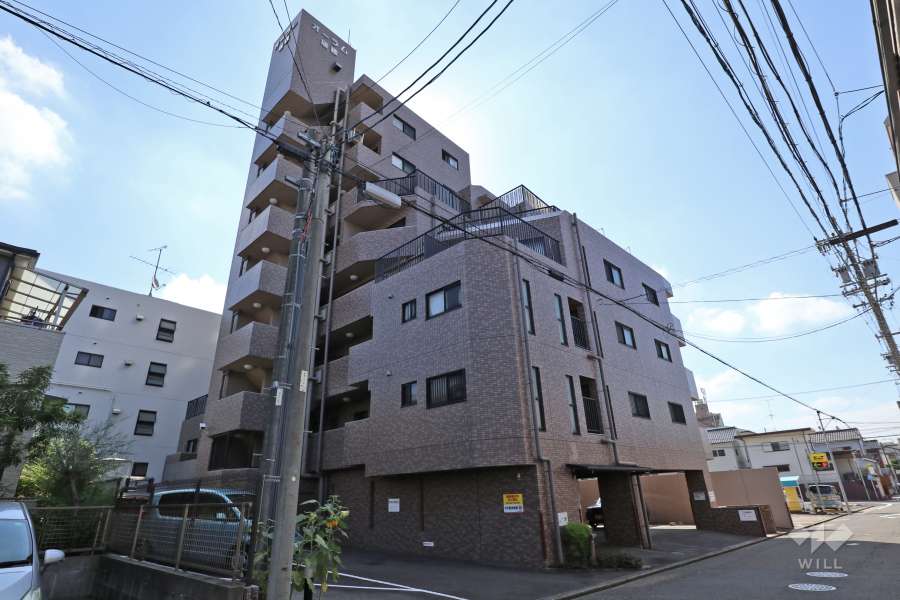 オーラム瑞穂の外観（北西側から）