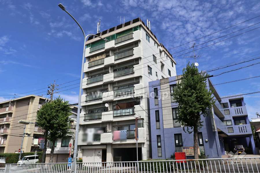 丸美パークマンション瑞穂の外観（南西側から）