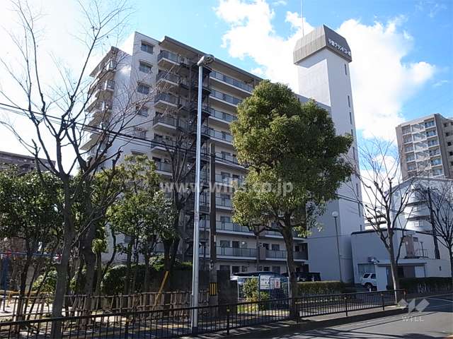 千里グランドコーポの外観（北東側から）
