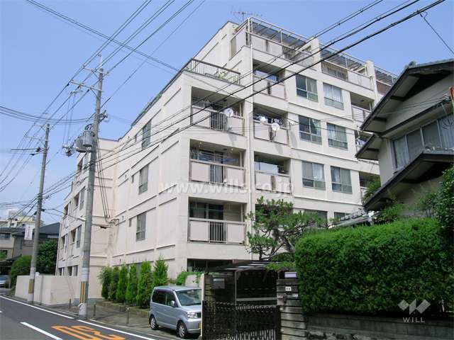 千里山コーポラスの外観（南西側から）