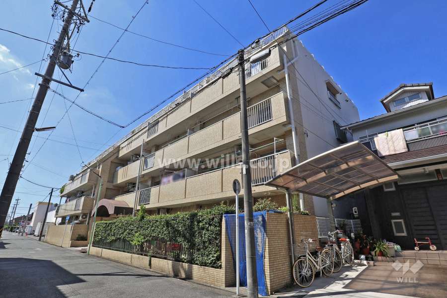 瑞穂ハイツの外観（南東側から）