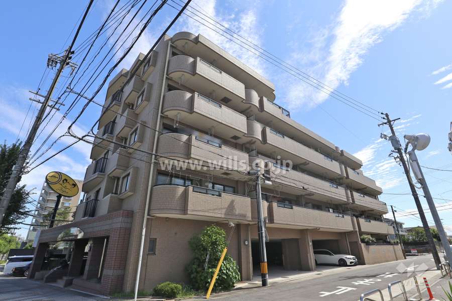 ライオンズマンション瑞穂八勝通の外観（南西側から）