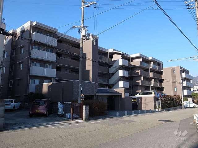 レスタージュ仁川の外観（北東側から）