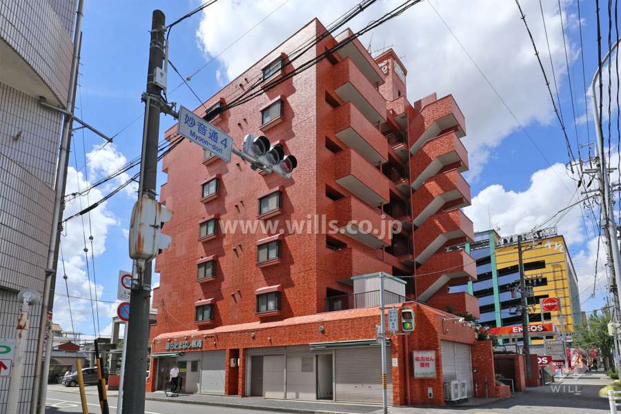 ライオンズマンション新瑞橋第2の外観（北東側から）