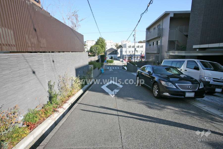 敷地北側前面道路（東側から）