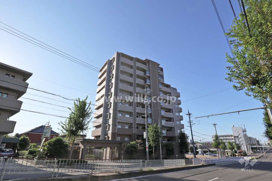 メイツ清水ヶ岡の外観（北側から）