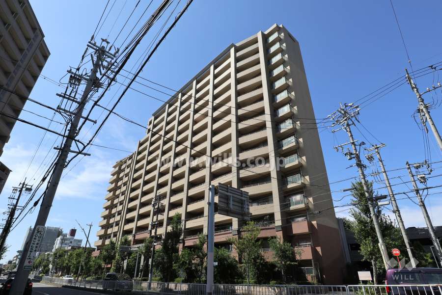 藤和八事緑ヶ岡ホームズの外観（北東側から）