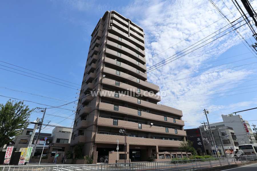 アメニティ新瑞橋2の外観（南西側から）