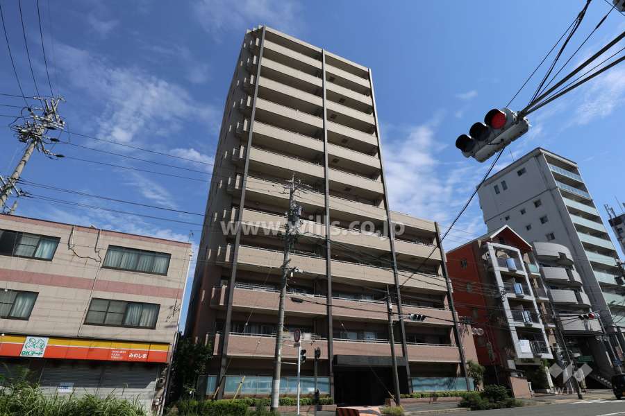 グランスイート新瑞橋の外観（南西側から）
