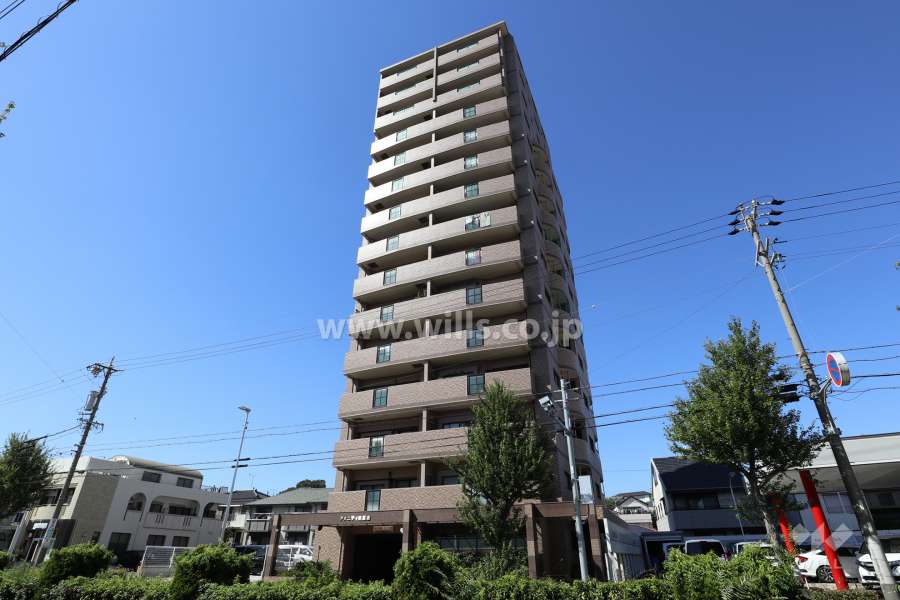 アメニティ弥富通の外観（南東側から）