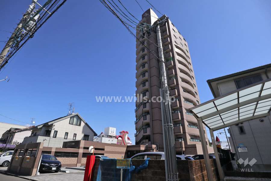 アメニティ弥富通の外観（北西側から）