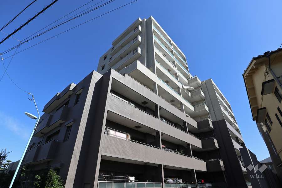 藤和シティホームズ庄内通の外観（南西側から）