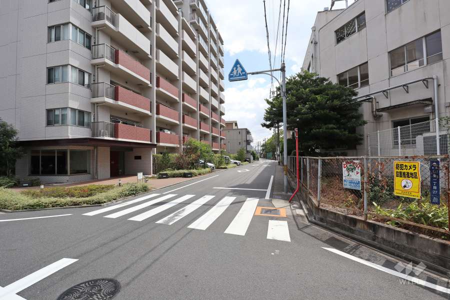 敷地南側の前面道路