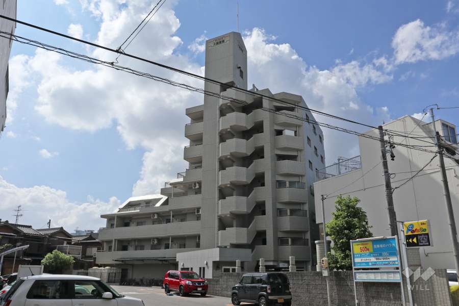 サンライズ大国屋館栄生の外観（北西側から）