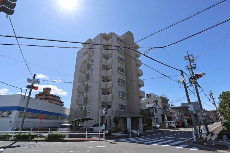 モアグレース歌里の外観（北東側から）