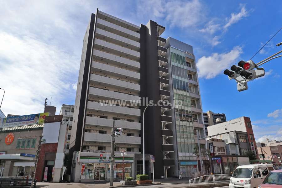 パルティール城西の外観（北東側から）