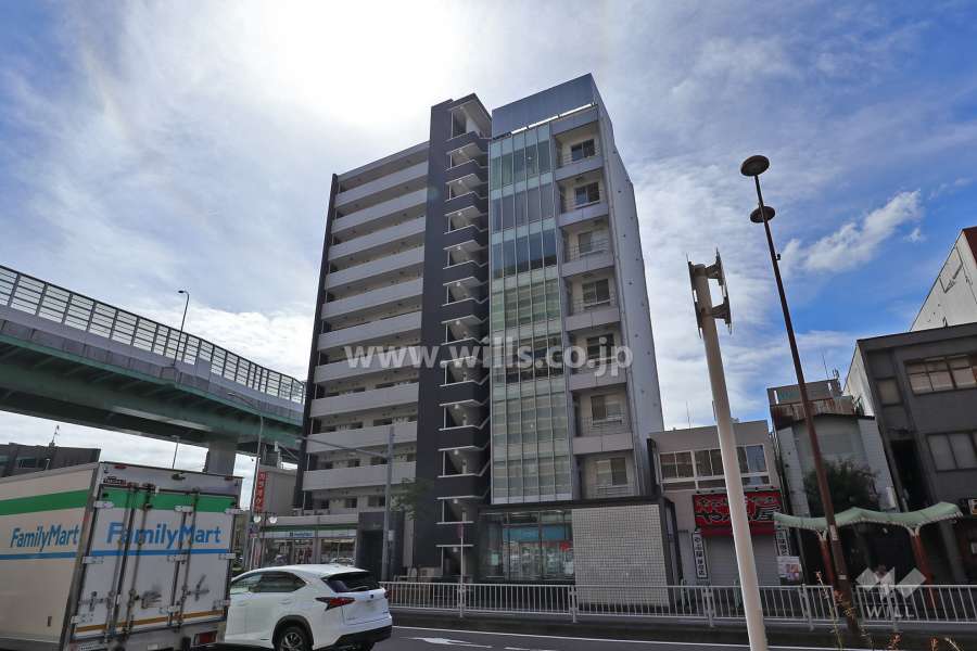 パルティール城西の外観（北西側から）