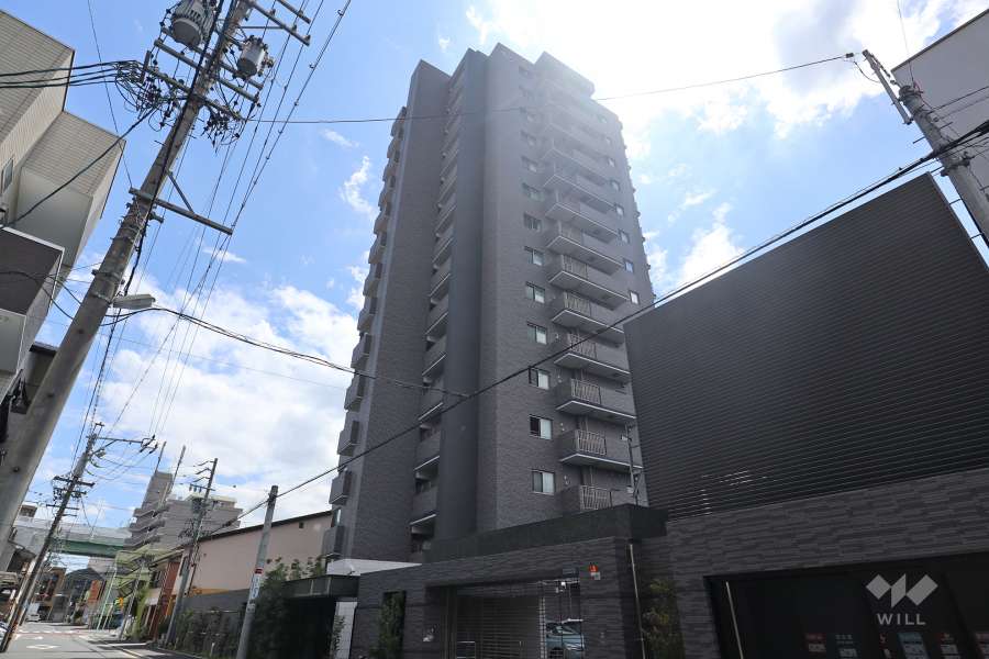 モアグレース浄心アーバンアクシスの外観（北西側から）