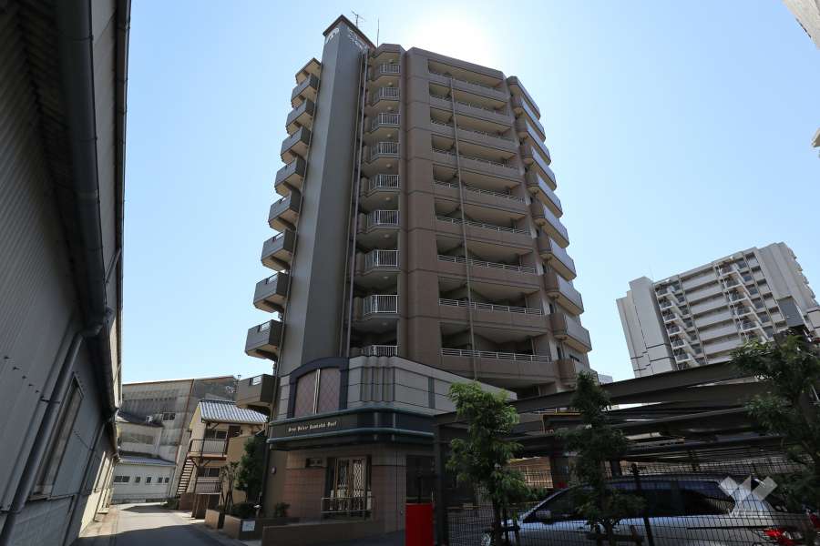 ビューパレス上小田井イーストの外観（北西側から）