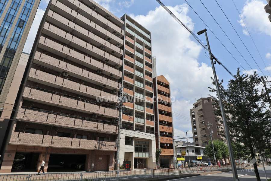 エステムプラザ名古屋駅前プライムタワーの外観(南西側から)