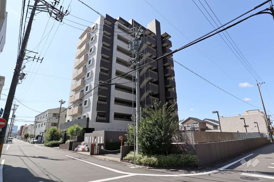 グランザ庄内通の外観（北東側から）