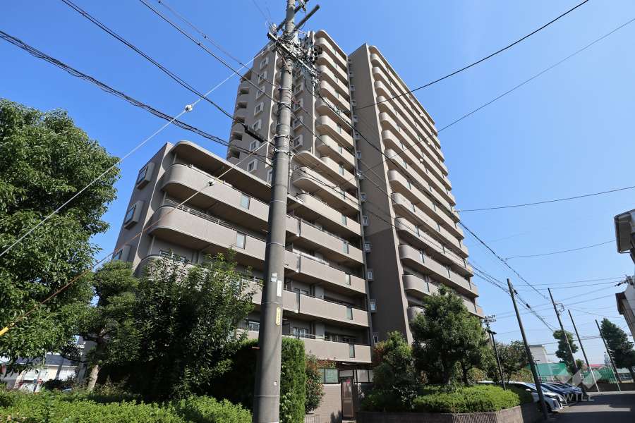 藤和シティホームズ浄心の外観（南西側から）