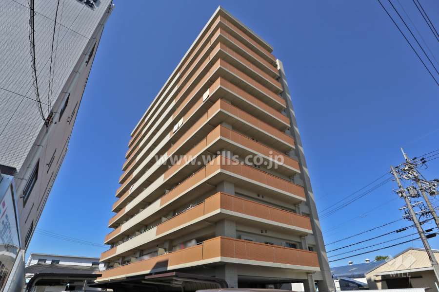 グランコート見寄公園の外観（南東側から）