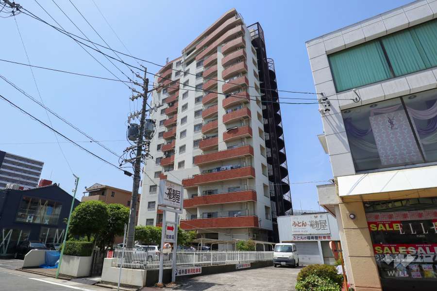 庄内コーポラスの外観（北東側から）